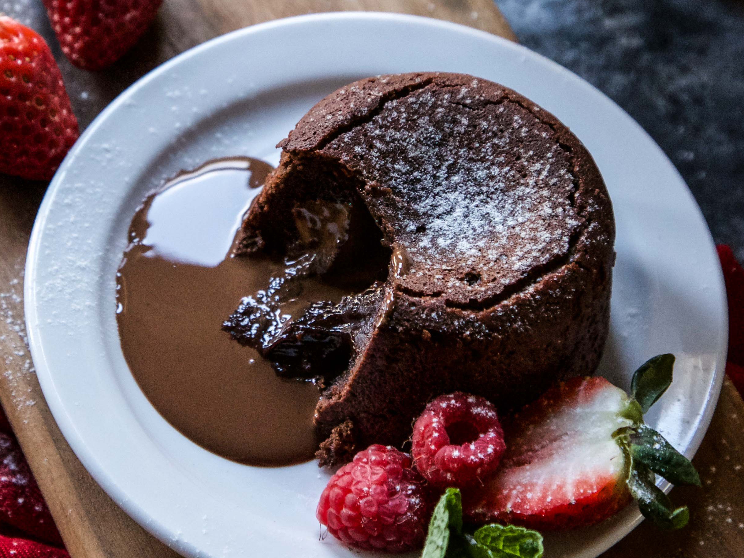 Romantic Chocolate Lava Cake